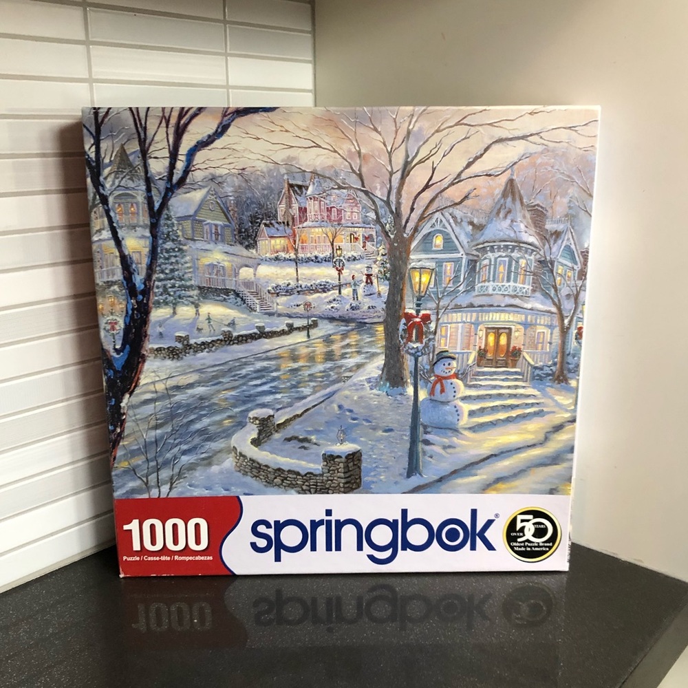 Springbok Cold Winter Nights 1,000-Piece Puzzle